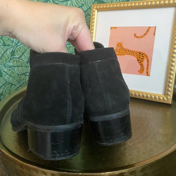 Karl Lagerfeld Paris | Aimee Black Suede Ankle Bootie Size 8 - Picture 2 of 7